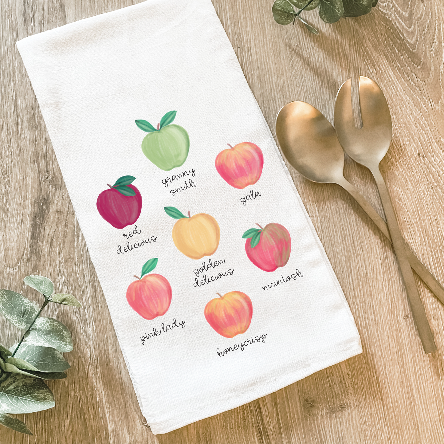Autumn Apples - Cotton Tea Towel