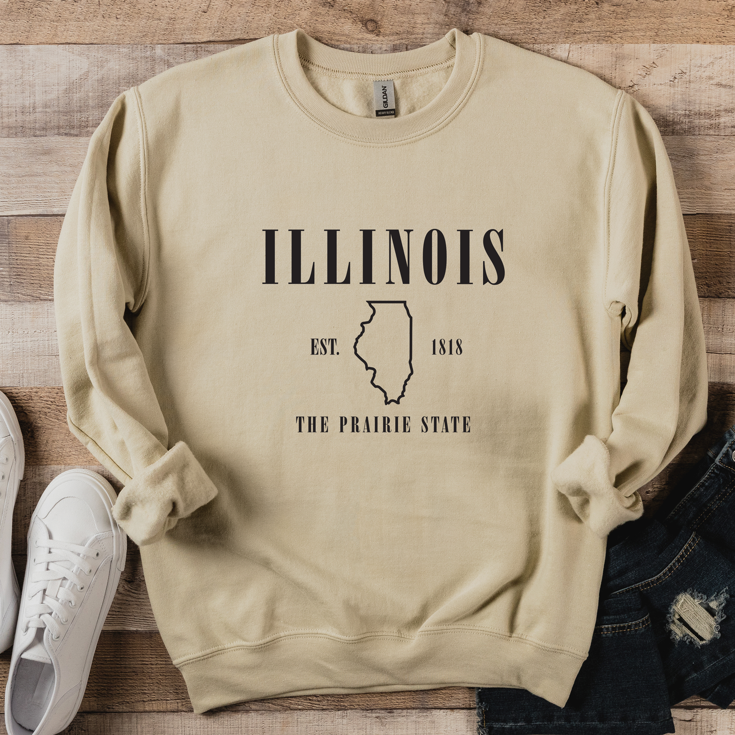 Illinois - Crewneck Sweatshirt