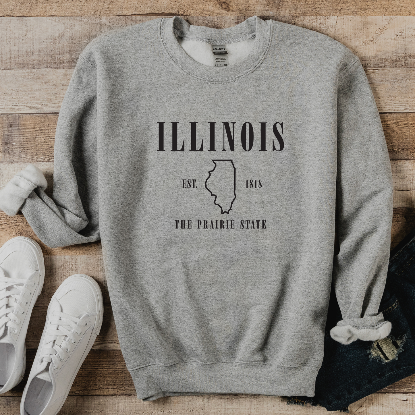 Illinois - Crewneck Sweatshirt