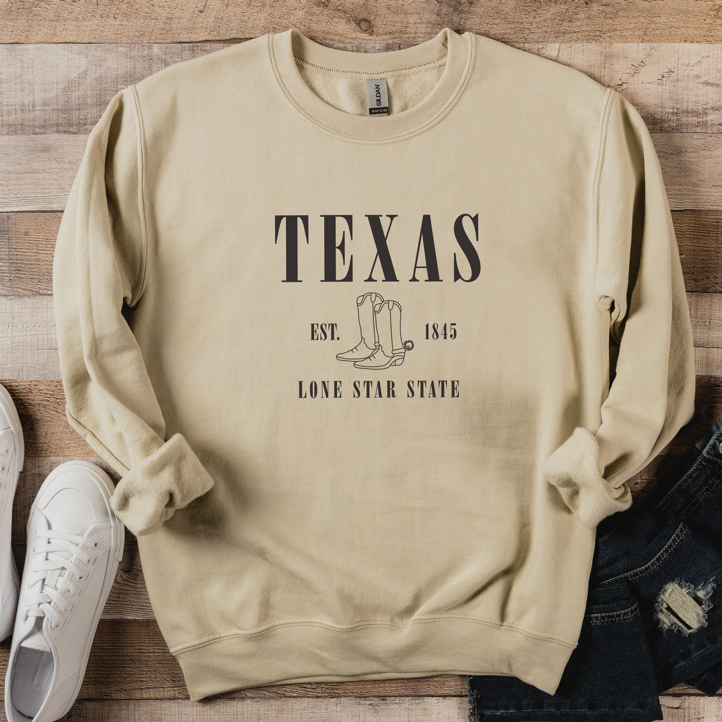 Texas - Crewneck Sweatshirt