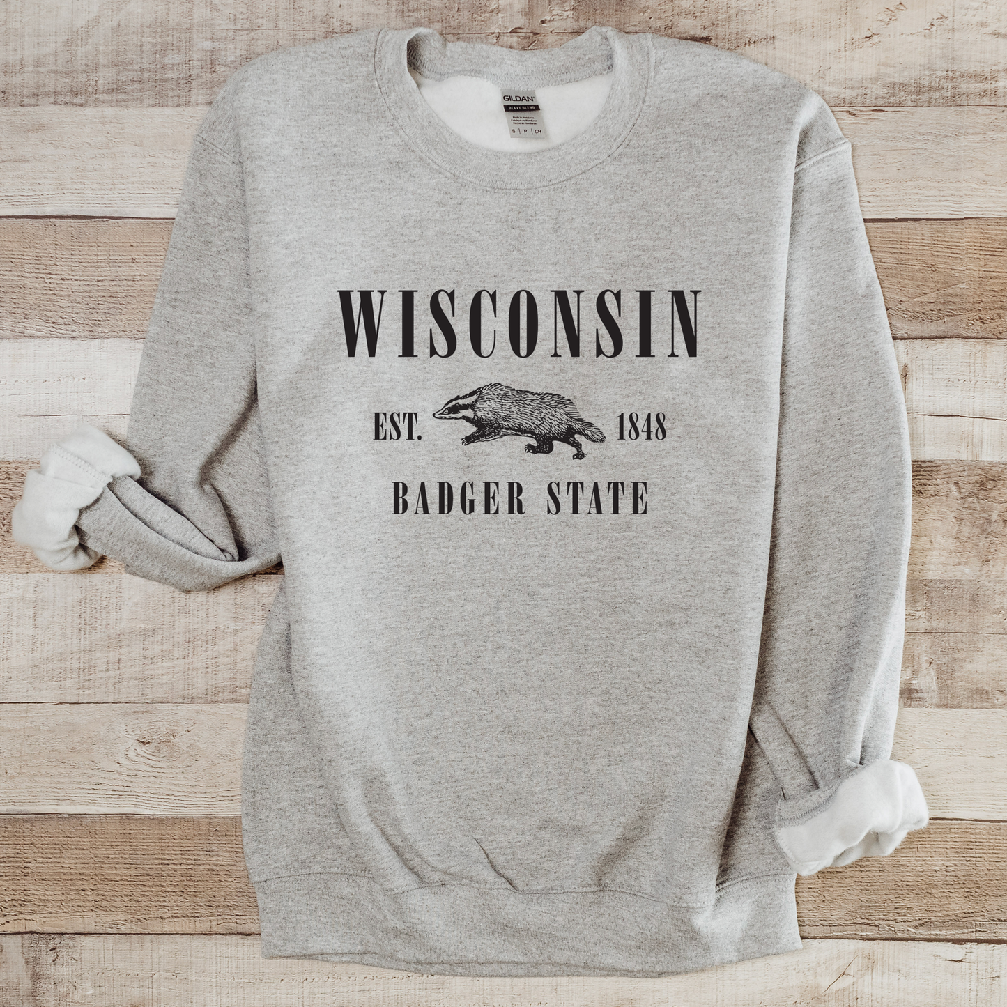 Wisconsin - Crewneck Sweatshirt