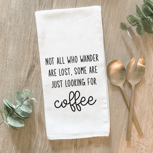 Coffee Wanderer - Cotton Tea Towel