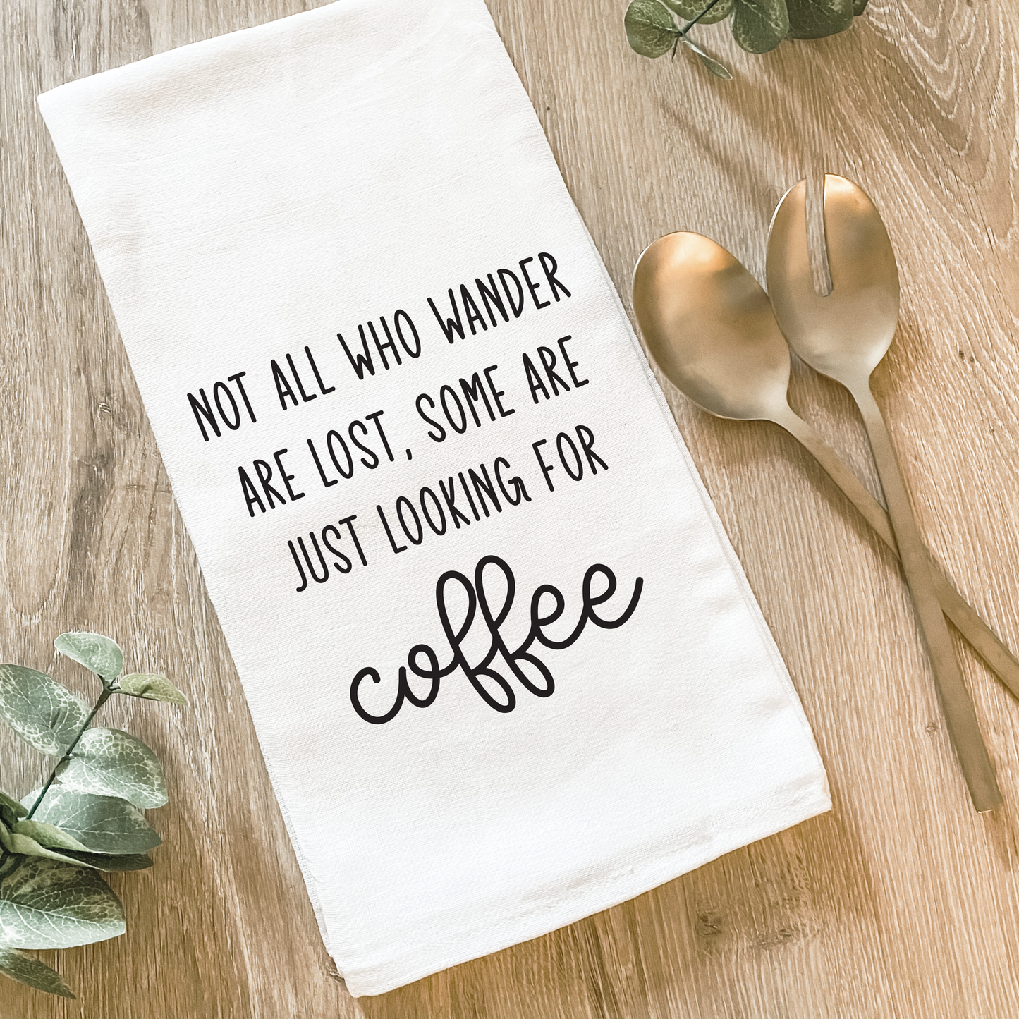 Coffee Wanderer - Cotton Tea Towel