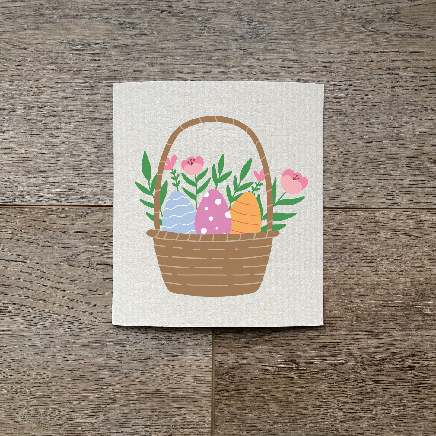 Easter Basket - Swedish Dish Cloth