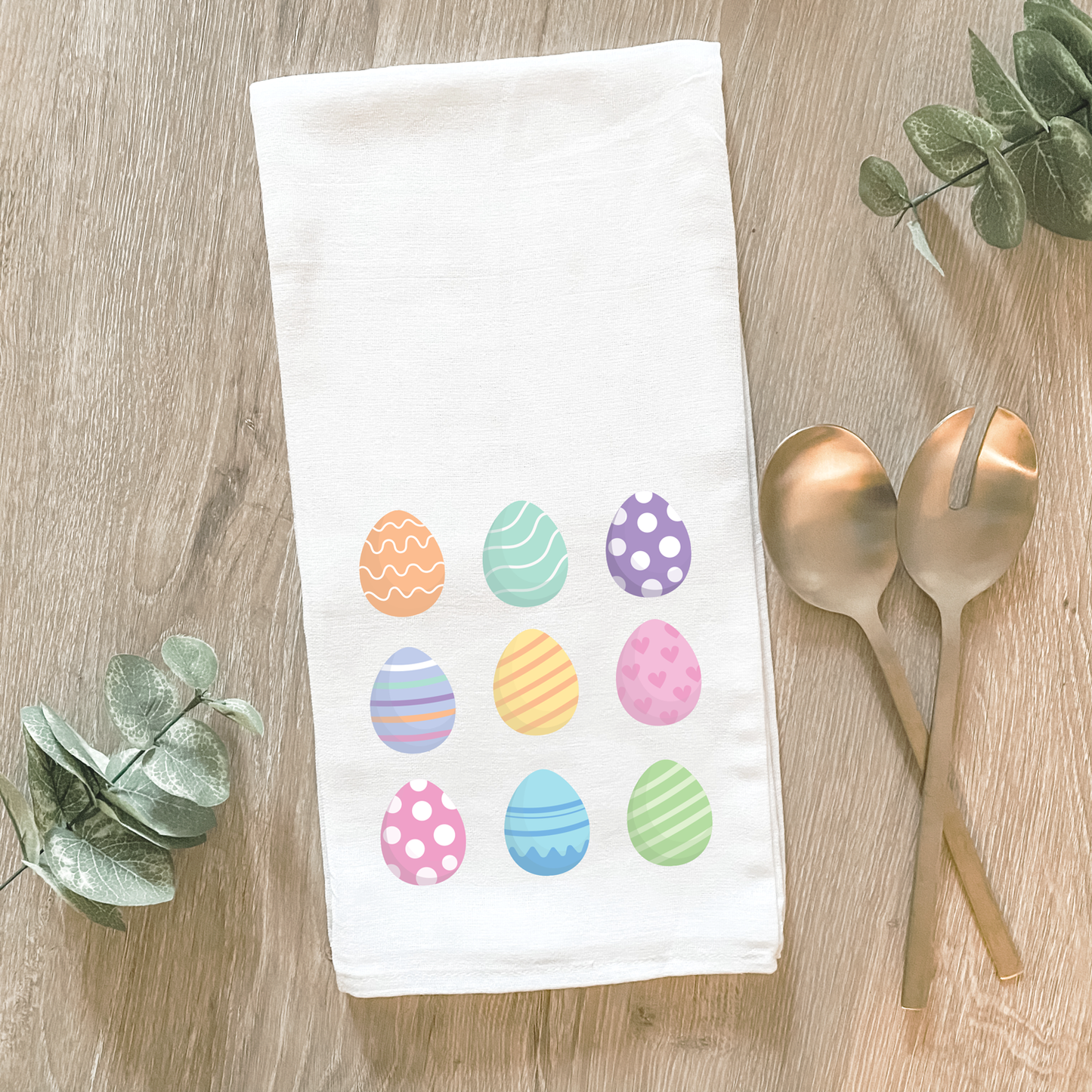 Easter Eggs - Cotton Tea Towel