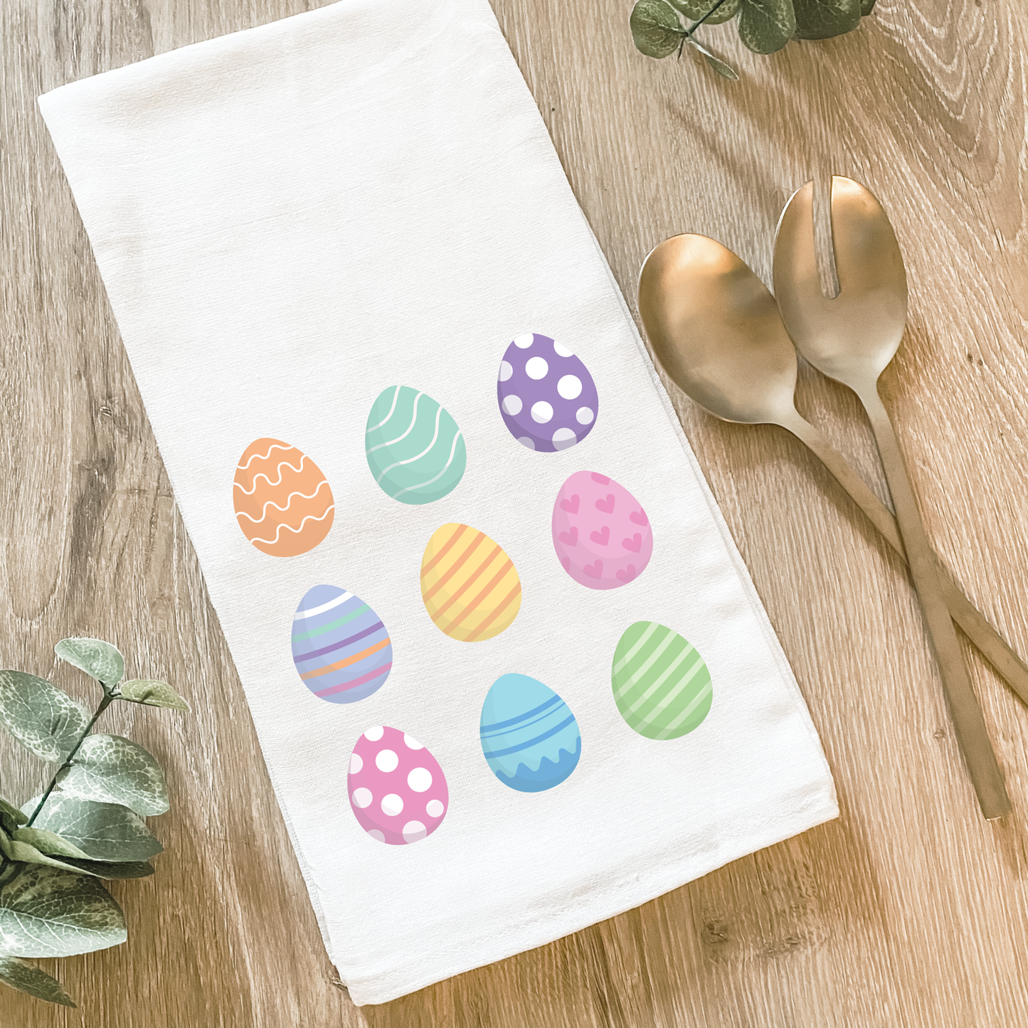 Easter Eggs - Cotton Tea Towel