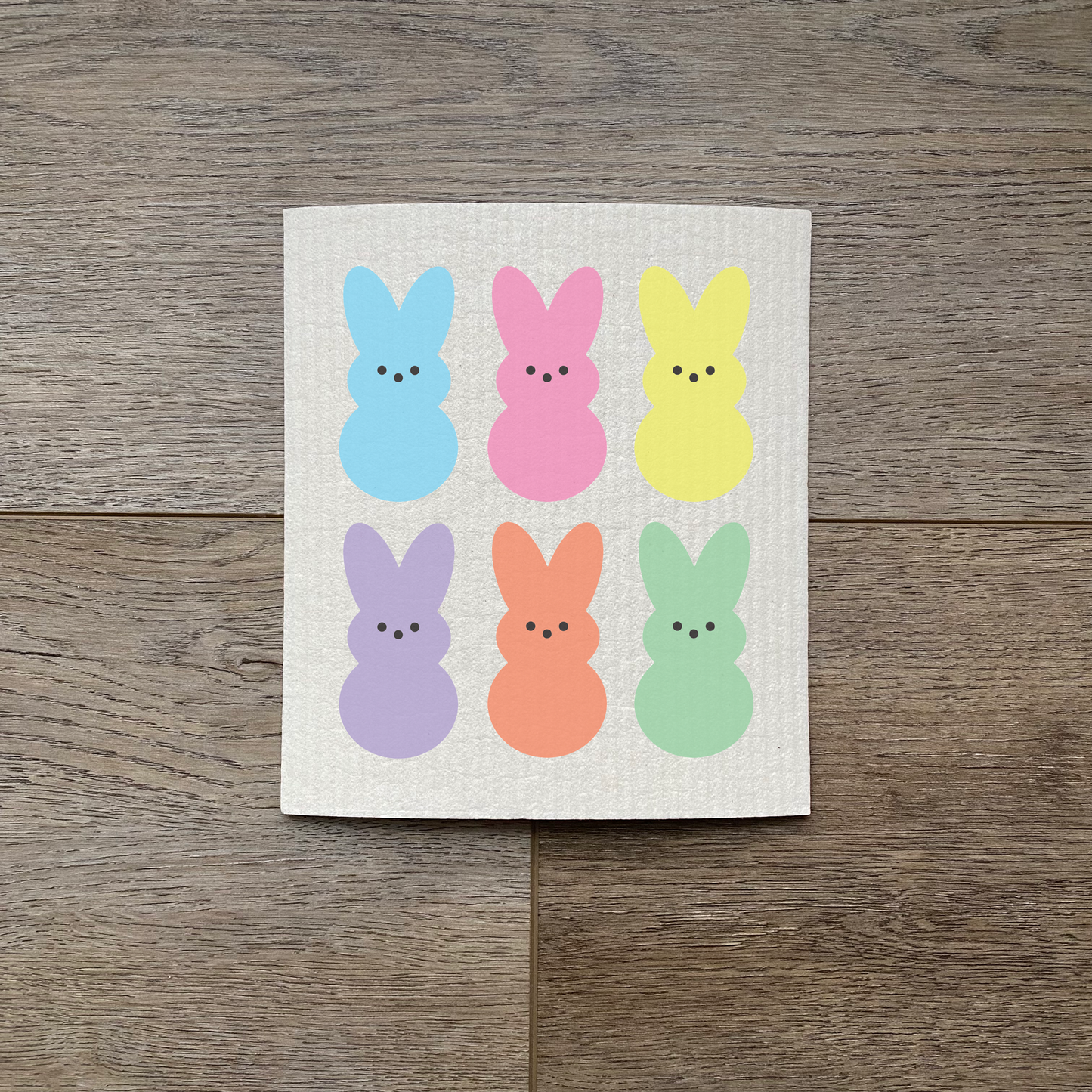 Easter Bunny Peeps - Swedish Dish Cloth