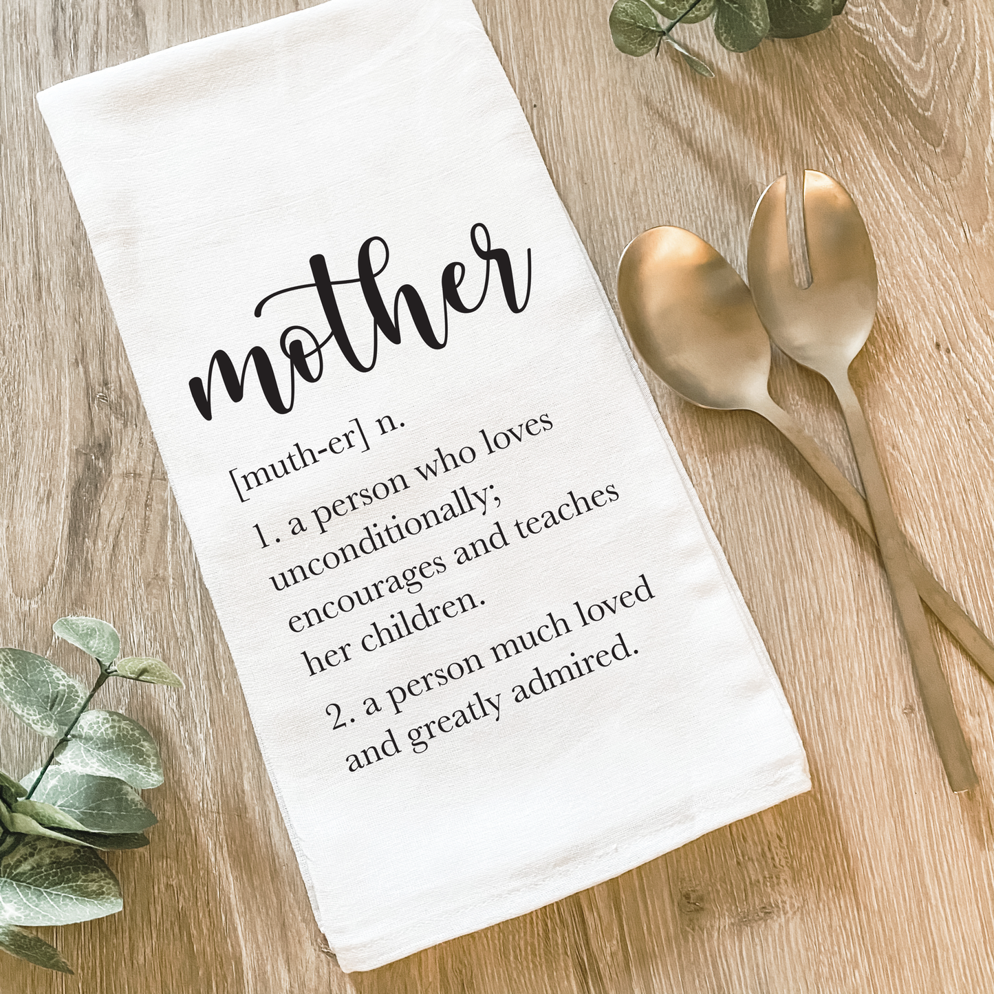 Mother Definition - Cotton Tea Towel
