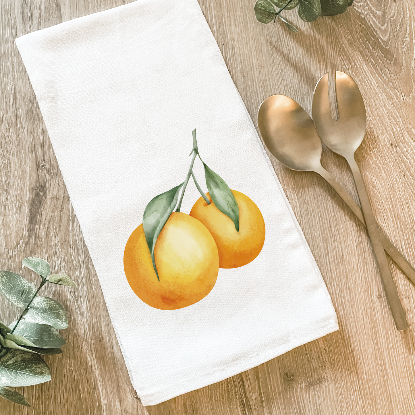 Orange Bunch - Cotton Tea Towel