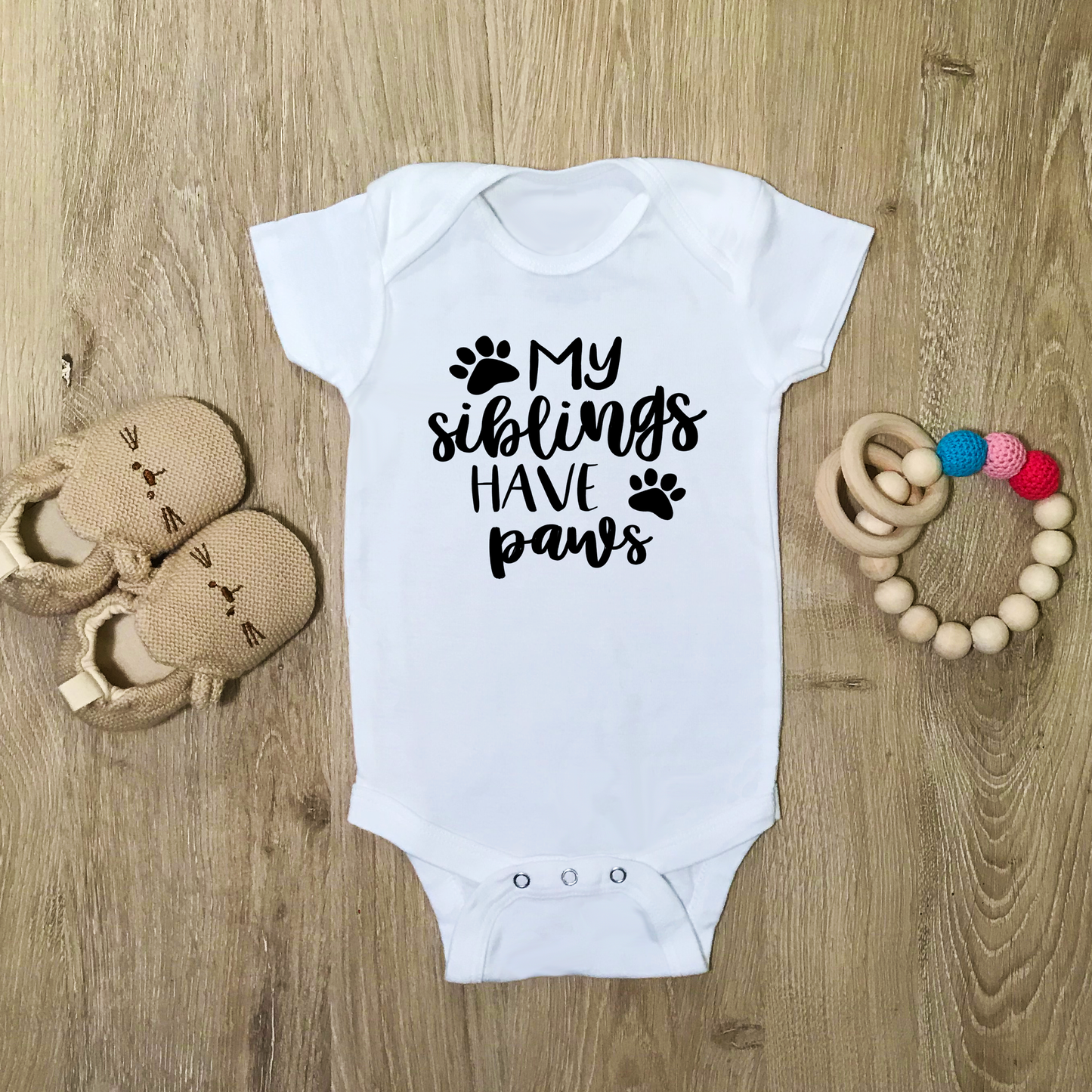 My Siblings Have Paws - Baby Bodysuit