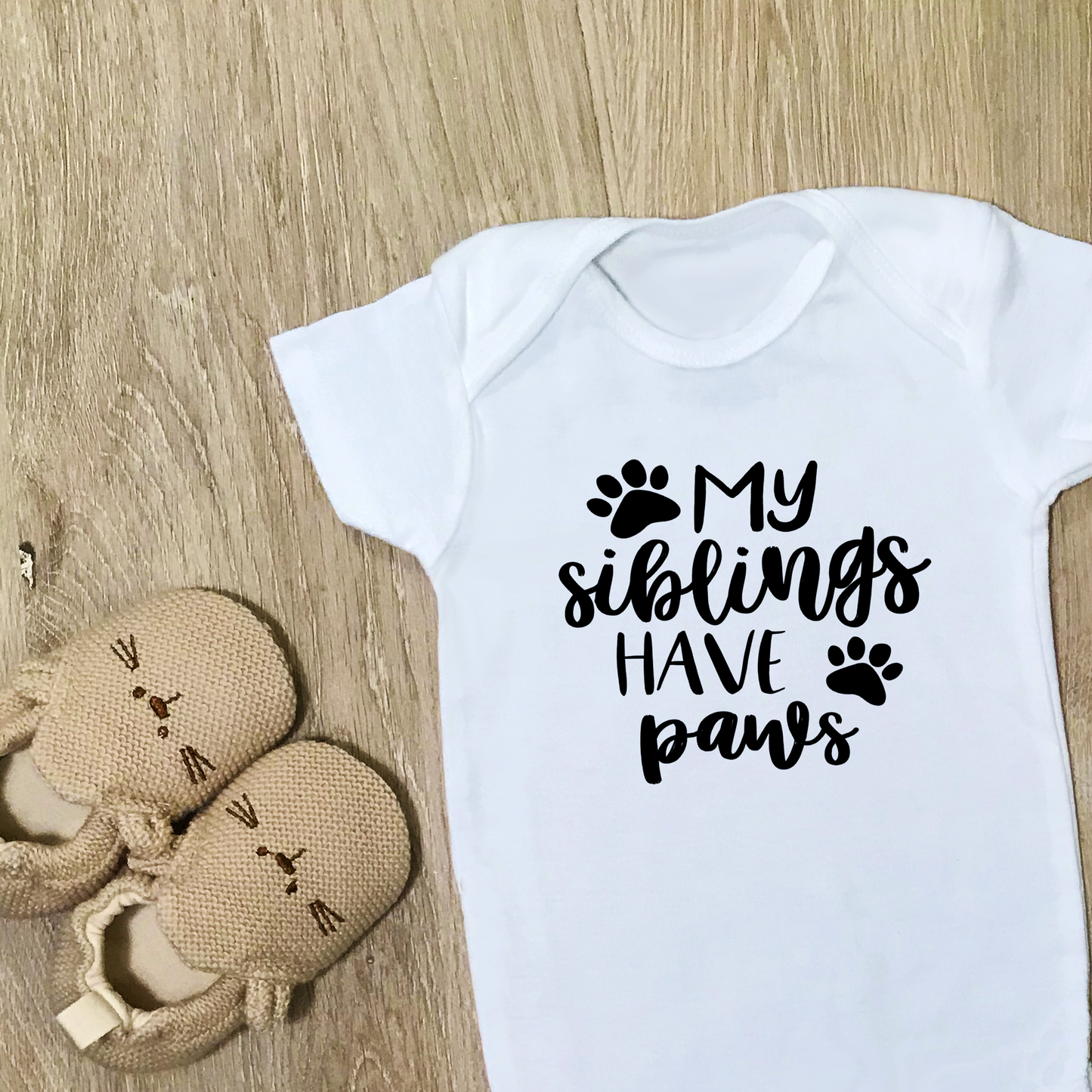 My Siblings Have Paws - Baby Bodysuit