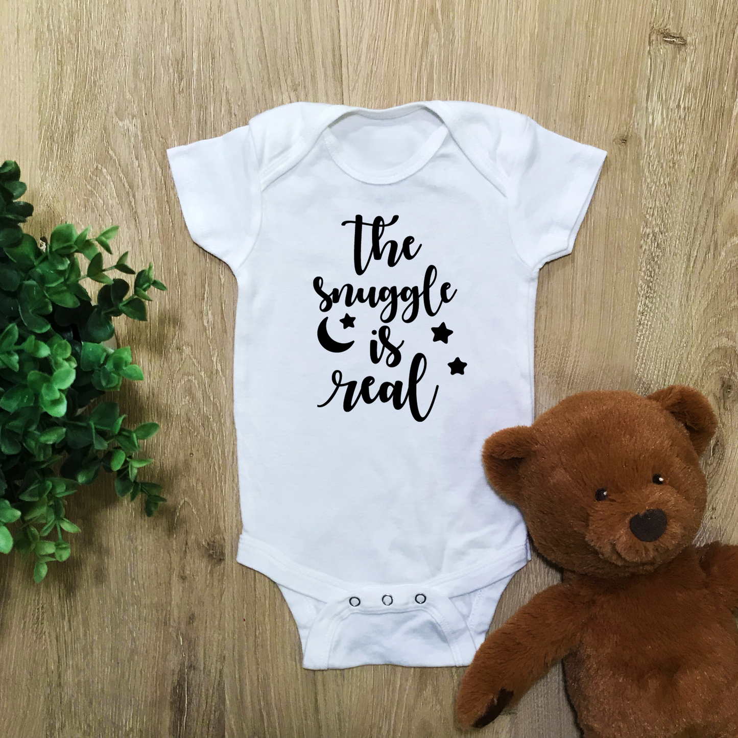 The Snuggle Is Real - Baby Bodysuit