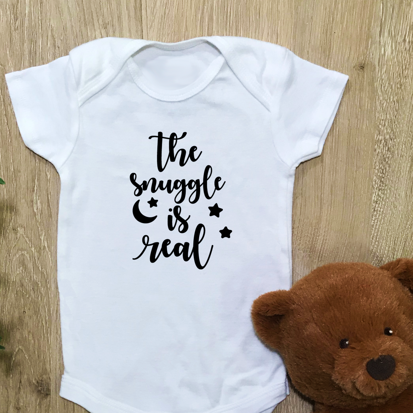 The Snuggle Is Real - Baby Bodysuit