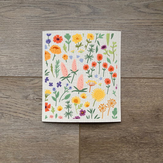 Wildflowers - Swedish Dish Cloth